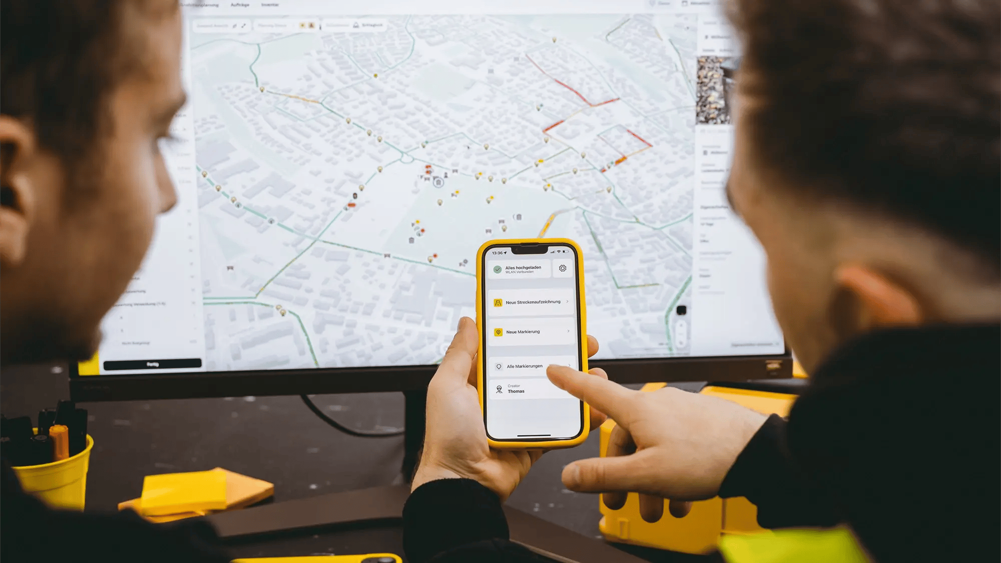 Utilisation du logiciel vialytics sur un ordinateur de bureau et sous forme d'application mobile pour smartphone