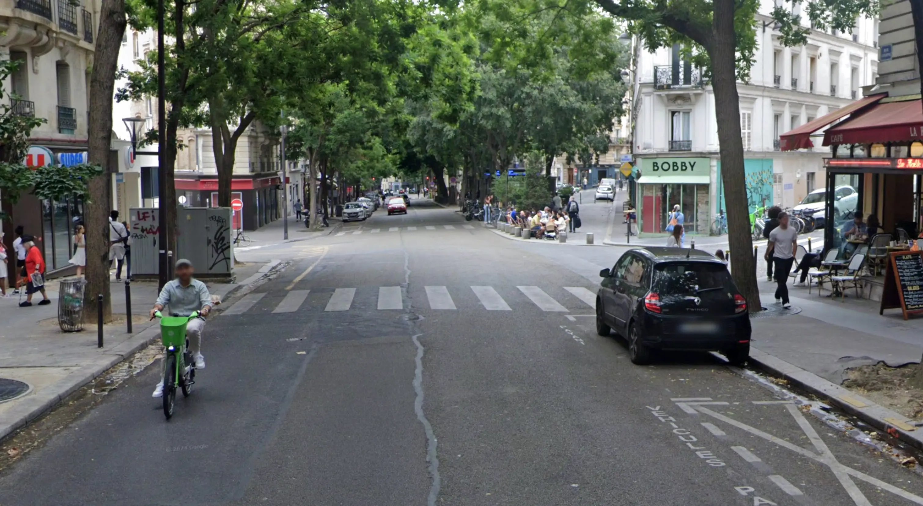 Place de stationnement non-conforme