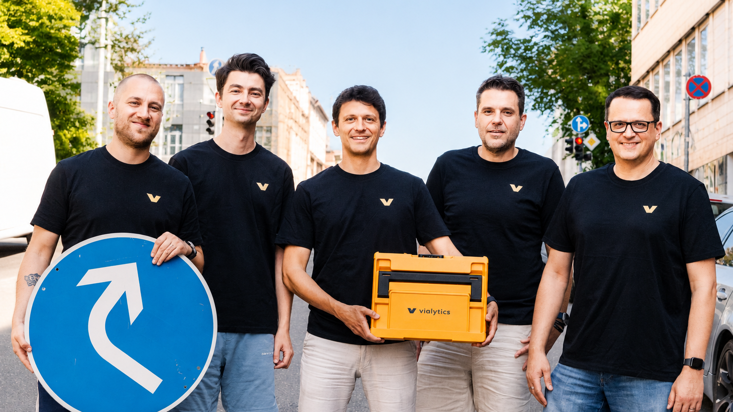 Photo des 5 directeurs C-Level de vialytics